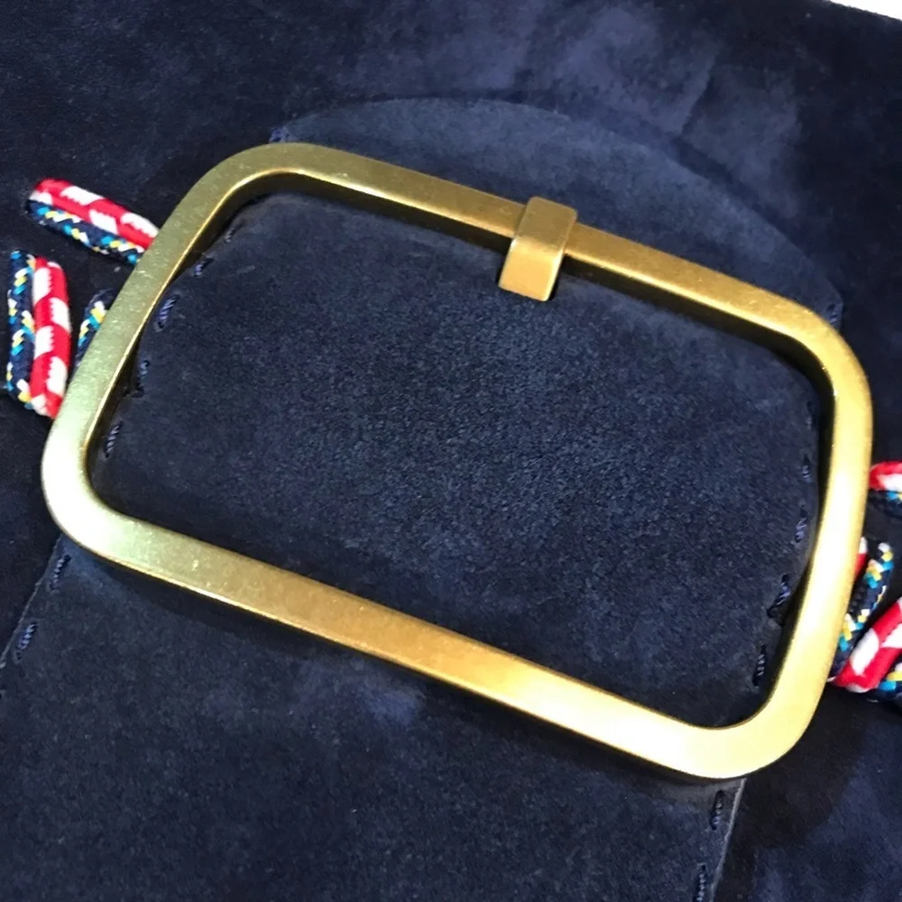 Tory Burch navy suede